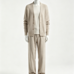 AI Virtual Try-On for Taupe Knit Outfit