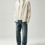 AI Virtual Try-On for Off-White Shirt and Denim Outfit