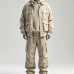 AI Virtual Try-On for Light Beige Cargo Outfit