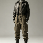 AI Virtual Try-On for Leather Jacket and Cargo Pants